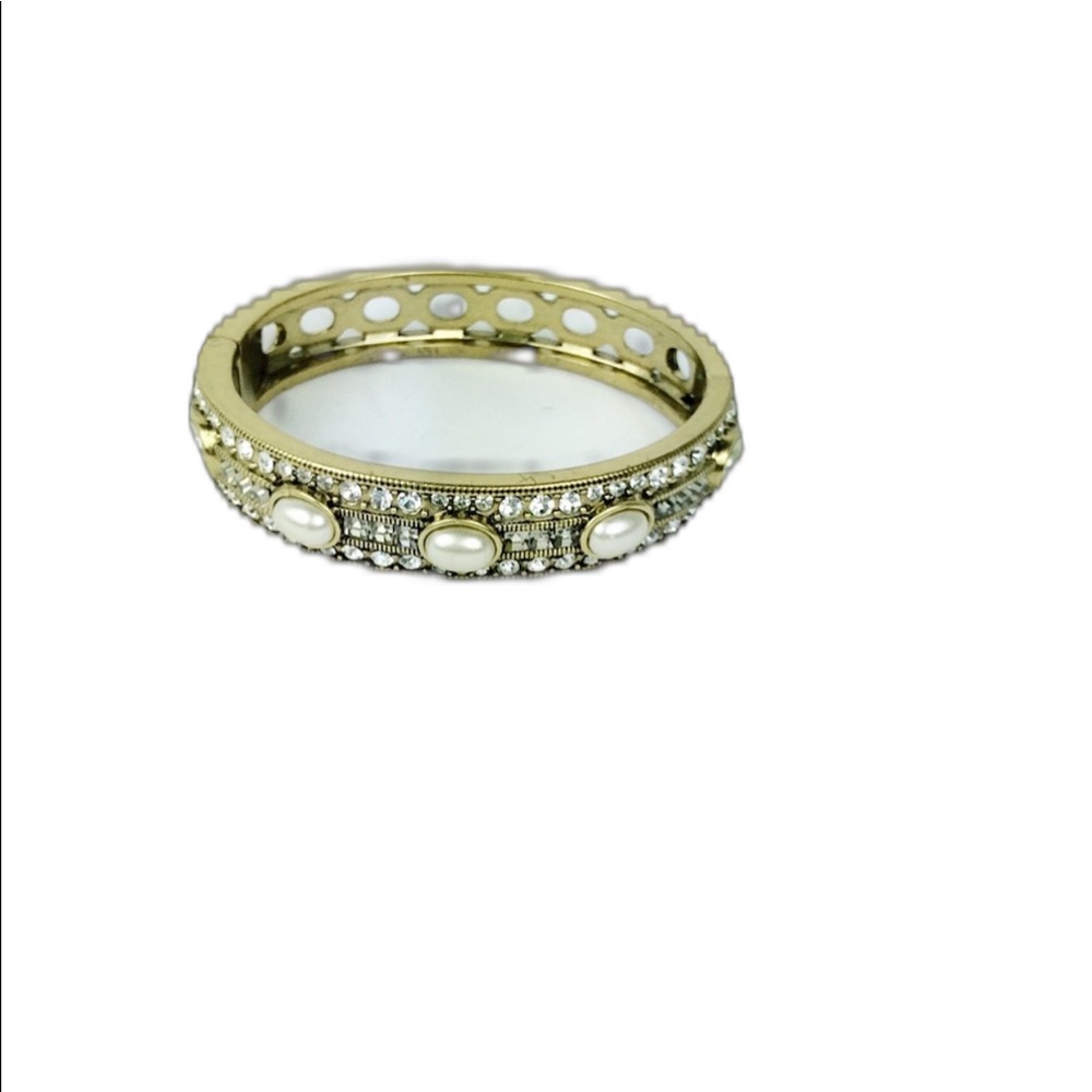 Heidi Daus pearl and crystal‎ bracelet